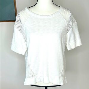 Michael Stars White Boxy Short Sleeve T-Shirt